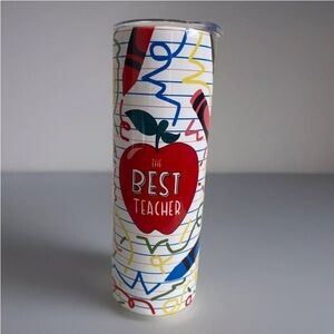 Teacher Gift Design  20oz Skinny Tumbler Travel Mug Cup Double Wall Insulated